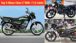 Top 5 Bikes for Daily Commuting in Cities (₹80K–₹1.5 Lakh)