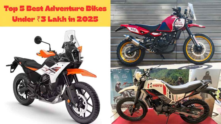Best Adventure Bikes Under ₹3 Lakh in 2025